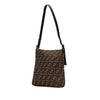 Secondhand Fendi Zucca Canvas Shoulder Bag