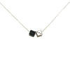 Louis Vuitton Silver Plated Enamel Game On Dice Pendant Necklace Secondhand