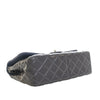 Chanel Jumbo Classic Striped Patent Double Flap Secondhand