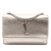 Secondhand Saint Laurent Mini Metallic Calfskin Monogram Sunset Wallet on Chain