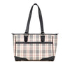 Secondhand Burberry House Check Canvas Tote