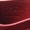LOEWE Shiny Nappa Calfskin Puffer Anagram Plain Card Holder Secondhand