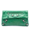 Balenciaga Lambskin Motocross Giant 21 Envelope Clutch Secondhand
