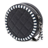 Chanel Caviar Striped CC Filigree Round Crossbody Secondhand