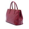 Prada Saffiano Lux Galleria Double Zip Front Pocket Satchel Secondhand