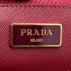 Prada Saffiano Lux Galleria Double Zip Front Pocket Satchel Secondhand