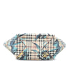 Burberry Small Haymarket Check Coated Canvas Floral Print Canterbury Tote Secondhand