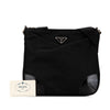 Prada Saffiano Trimmed Tessuto Crossbody Secondhand