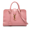 Saint Laurent Small Leather Monogram Cabas Satchel Secondhand