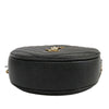 Saint Laurent Grain De Poudre Chevron Round Vinyle Camera Bag Secondhand