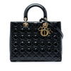 Dior Large Patent Cannage Lady Dior Secondhand