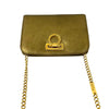 Ferragamo Metallic Leather Gancini Chain Crossbody Secondhand