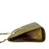 Ferragamo Metallic Leather Gancini Chain Crossbody Secondhand