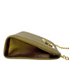 Ferragamo Metallic Leather Gancini Chain Crossbody Secondhand