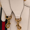 Secondhand Gucci Medium Calfskin Web Bauletto Top Handle Bag