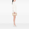 Prada Canvas Canapa Studded Vernice Clutch Secondhand