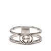 Gucci Sterling Silver Interlocking G Ring Secondhand