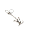Louis Vuitton Stainless Steel LV Initials Key Holder And Bag Charm Secondhand