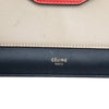 Celine Large Tricolor Leather Pocket Envelope Flap on Chain Secondhand