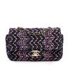 Chanel Mini Rectangular Classic Multicolor Cotton Stitched Single Flap Secondhand