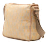 Secondhand Fendi Zucchino Canvas F Charm Crossbody