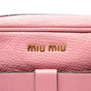 Miu Miu Goatskin Madras Fiocco Bow Camera Bag Secondhand