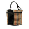 Burberry Haymarket Check Canvas Vanity Bag Secondhand