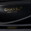 Chanel CC Quilted Patent Accordion Pushlock Top Handle Flap Secondhand
