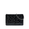 Chanel Quilted Patent Embossed Lucky Symbols Pochette Secondhand