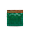 Secondhand Bottega Veneta Lambskin Maxi Intrecciato The Snap Clutch