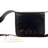 Ferragamo Embossed Leather Gancini Crossbody Secondhand