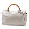 Secondhand Gucci Medium Calfskin Bamboo Shopper Boston Bag