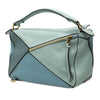 LOEWE Medium Tricolor Calfskin Puzzle Satchel Secondhand