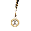 Chanel CC Gold Plated Leather Woven Medallion Triple Chain Belt Secondhand