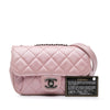 Chanel Mini Quilted Metallic Calfskin Coco Pleats Chain Flap Secondhand