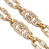 Gucci Gold Plated and Strass Chain Strap Secondhand
