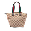 Secondhand Gucci GG Canvas Web Tote