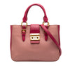 Secondhand Miu Miu Bicolor Goatskin Madras Satchel
