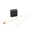 Chanel Gold Plated Resin Ball Pendant Necklace Secondhand