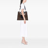 Fendi Medium Glazed Fabric FF 1974 Runaway Shopper Satchel Secondhand
