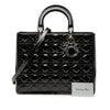 Dior Large Patent Cannage Lady Dior Secondhand