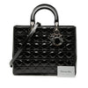 Dior Large Patent Cannage Lady Dior Secondhand