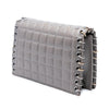Chanel Small Lambskin Chocolate Bar CC Piercing Studded Chain Flap Secondhand