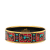 Secondhand Hermès Wide Horse Enamel Bangle 65
