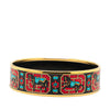 Secondhand Hermès Wide Horse Enamel Bangle 65
