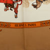 Hermès La Promenade de Longchamps Silk Scarf 90 Secondhand