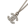 Chanel CC Brass Strass Pendant Necklace Secondhand