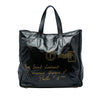 Saint Laurent Large Textured Patent Y Mail Tote Secondhand