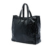 Saint Laurent Large Textured Patent Y Mail Tote Secondhand