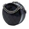Chanel CC Patent Round as Earth Bag Secondhand